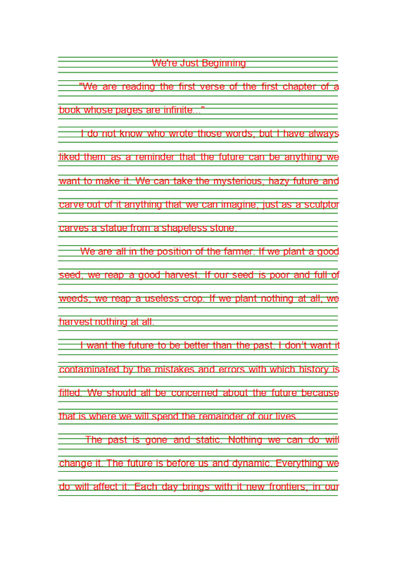 word模板-英语稿纸