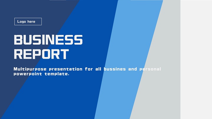 ppt模板-商业计划蓝色商务通用模板