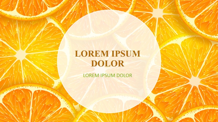 ppt模板-夏日柠檬