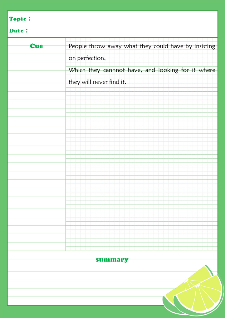 word模板-清新康奈尔网格笔记