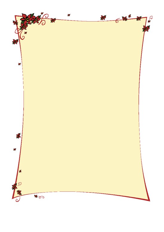 word模板-彩带花边信纸