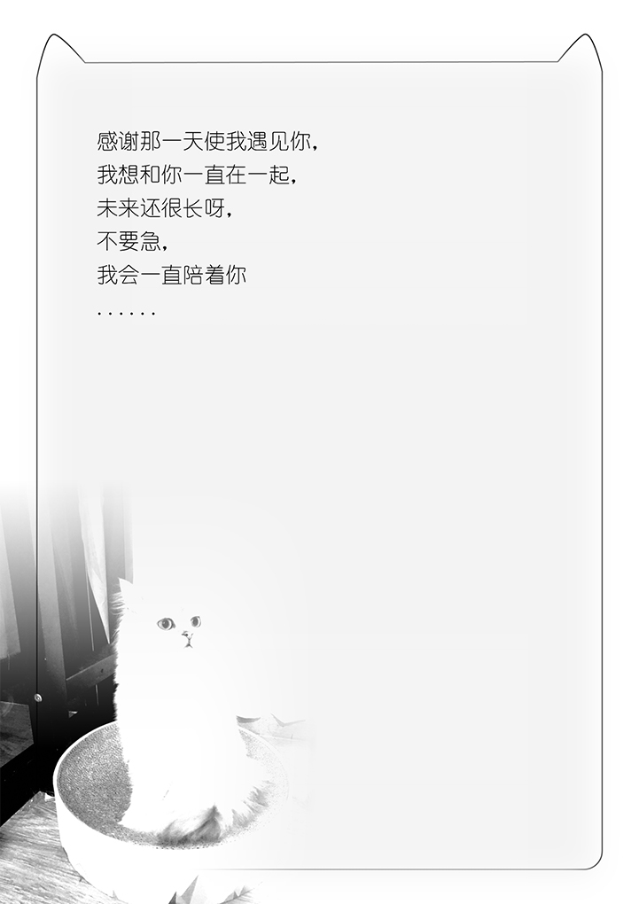 word模板-喵咪黑白简约信纸