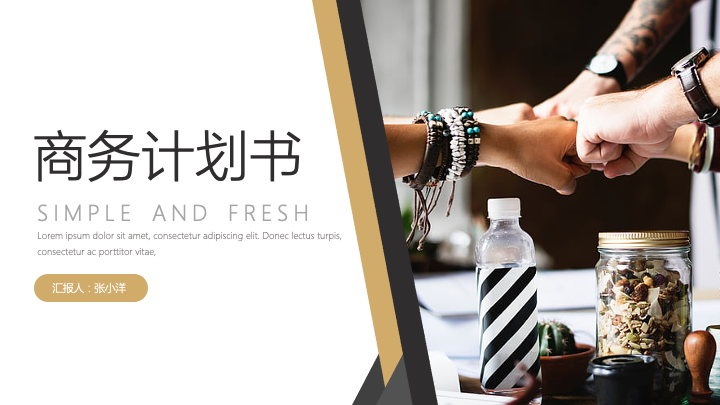 ppt模板-欧美风商业计划书PPT模板