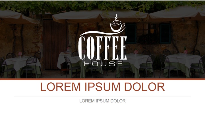 ppt模板-咖啡厅品牌宣传