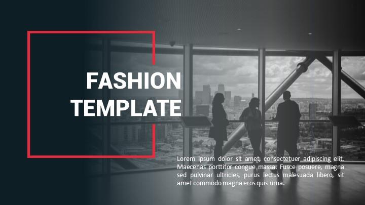 ppt模板-红色欧美大气行业通用PPT模板