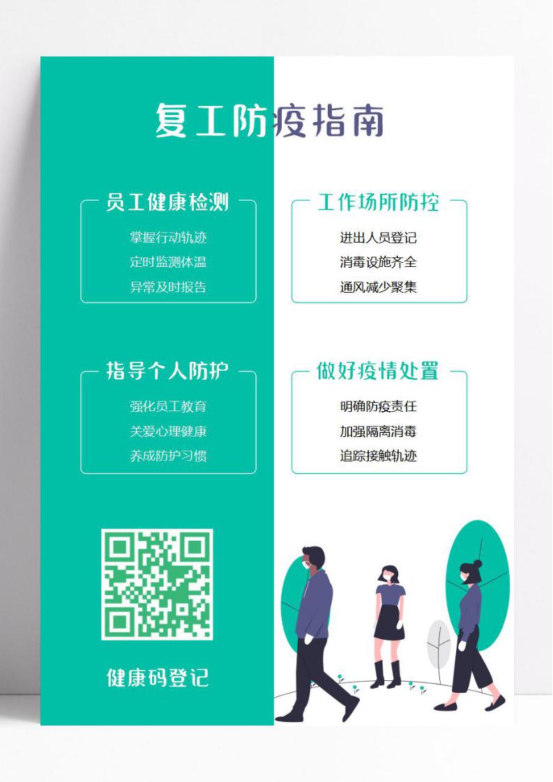 word模板-复工防疫指南
