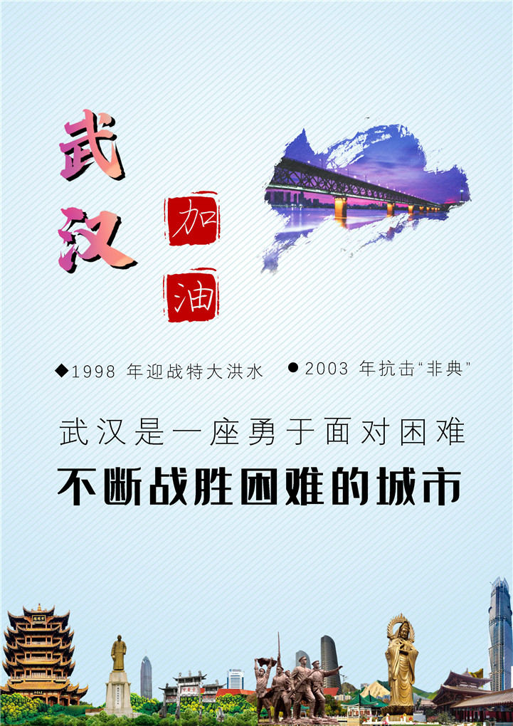 word模板-疫情防护防治防控宣传海报