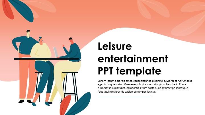 ppt模板-休闲娱乐PPT模板