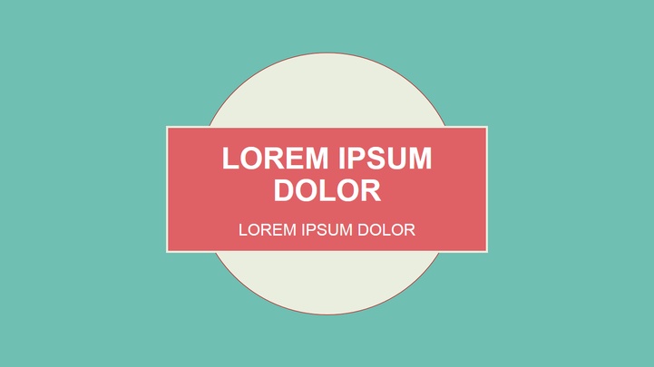 ppt模板-绿色扁平风演讲汇报模板