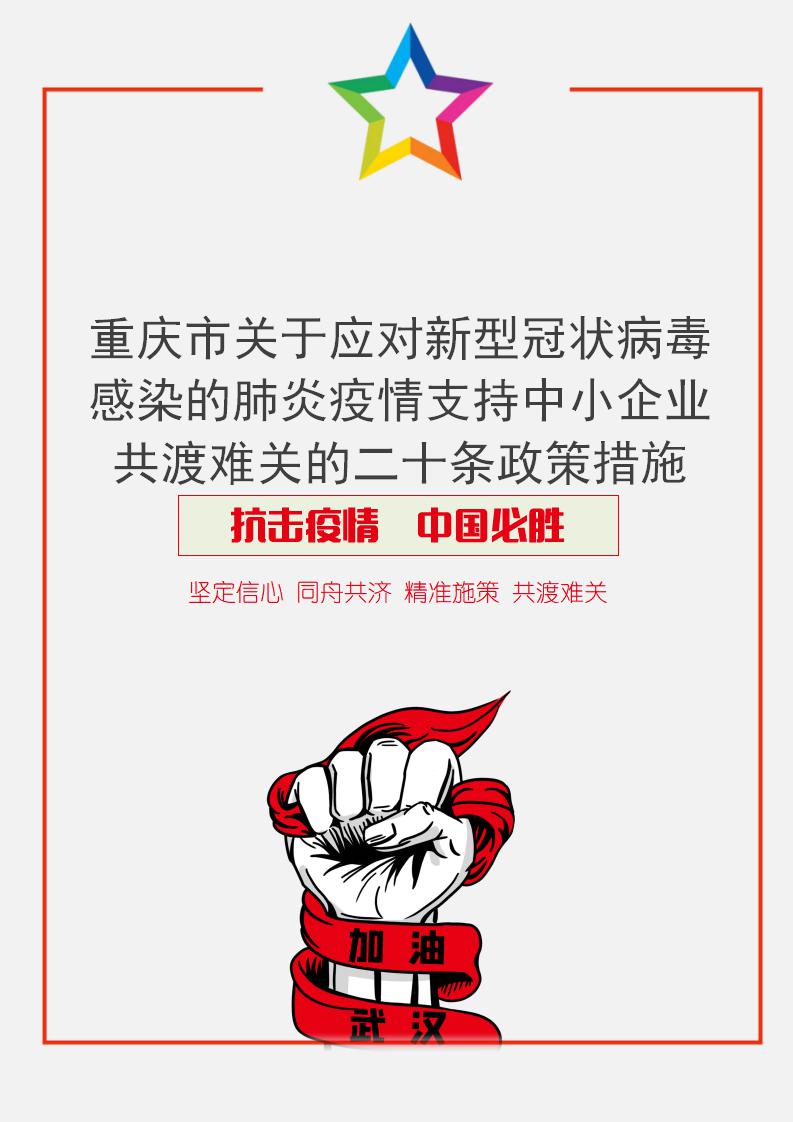 word模板-重庆市支持企业的二十条政策措施